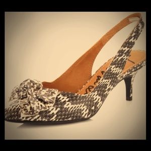 Lanvin Snake Skin Slingback pumps 39 1/2 -or 9 1/2